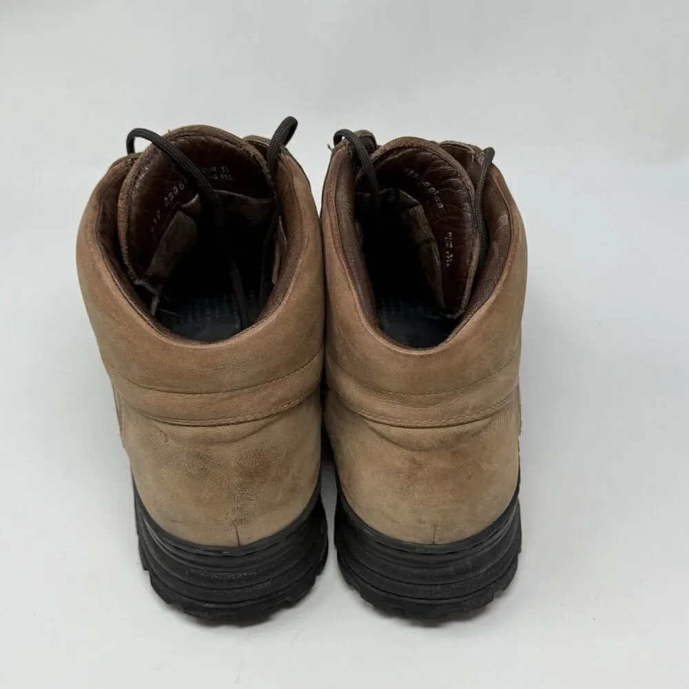 Mephisto Slacker Goretex Boots Mens 11.5 Brown Leather Hiking Ankle Waterproof